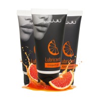 Набор из 3 съедобных лубрикантов JUJU со вкусом грейпфрута Набор из 3 съедобных лубрикантов JUJU со вкусом грейпфрута
