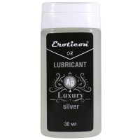 Защитная гель-смазка на водной основе LUXURY Ag с серебром - 30 мл.