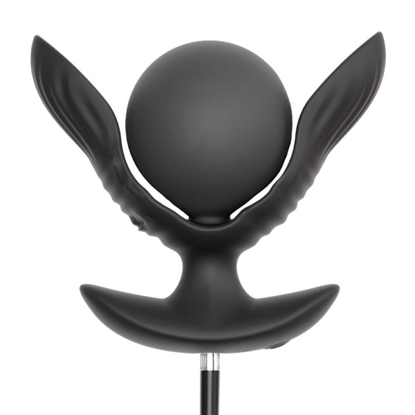 Черная расширяющаяся анальная пробка с вибрацией RC Inflatable Expander Plug with Vibration Черная расширяющаяся анальная пробка с вибрацией RC Inflatable Expander Plug with Vibration