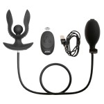 Черная расширяющаяся анальная пробка с вибрацией RC Inflatable Expander Plug with Vibration Черная расширяющаяся анальная пробка с вибрацией RC Inflatable Expander Plug with Vibration