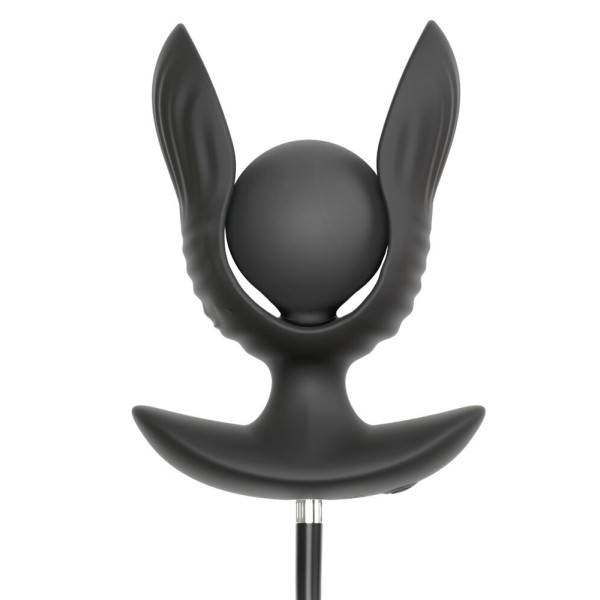 Черная расширяющаяся анальная пробка с вибрацией RC Inflatable Expander Plug with Vibration Черная расширяющаяся анальная пробка с вибрацией RC Inflatable Expander Plug with Vibration