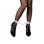 Белые мини-оковы со скруглёнными углами Белые мини-оковы со скруглёнными углами