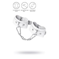 Белые узкие наручники-браслеты со скруглёнными углами