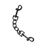 Узкие черные наручники на сцепке Узкие черные наручники на сцепке