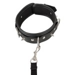 Черный ошейник Collar and Leash с поводком