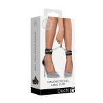 Черные поножи Diamond Studded Ankle Cuffs
