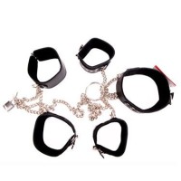 Бондажный комплект для одновременной фиксации рук и ног Бондажный комплект для одновременной фиксации рук и ног