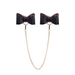 Черно-красный бондажный набор Bow-tie