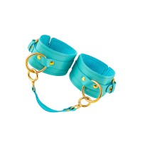 Голубые однослойные кожаные оковы Голубые однослойные кожаные оковы