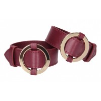Бордовые наручники Halo Wrist Ankle Cuffs