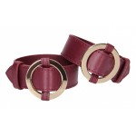 Бордовые наручники Halo Wrist Ankle Cuffs