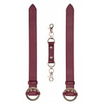 Бордовые наручники Halo Wrist Ankle Cuffs