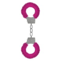 Пушистые розовые наручники OUCH! Pink