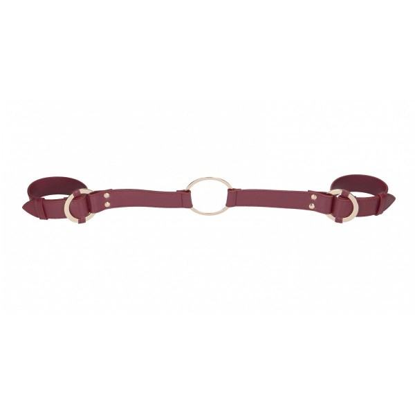 Бордовая фиксация на руки Handcuff With Connector