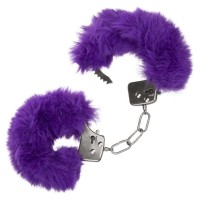 Металлические наручники с фиолетовым мехом Ultra Fluffy Furry Cuffs Металлические наручники с фиолетовым мехом Ultra Fluffy Furry Cuffs
