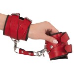 Красный комплект БДСМ-аксессуаров Harness Set