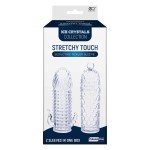 Набор из 2 прозрачных насадок на член Seductive Tickler Sleeves Set