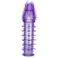 Фиолетовая закрытая насадка на пенис - 13,5 см. Фиолетовая закрытая насадка на пенис - 13,5 см.