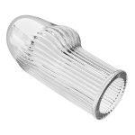 Прозрачная насадка на пенис Huel - 9 см.