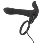 Черная насадка на член с вибрацией Couple’s Vibrator Черная насадка на член с вибрацией Couple’s Vibrator