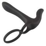 Черная насадка на член с вибрацией Couple’s Vibrator Черная насадка на член с вибрацией Couple’s Vibrator