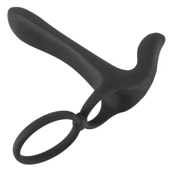 Черная насадка на член с вибрацией Couple’s Vibrator Черная насадка на член с вибрацией Couple’s Vibrator