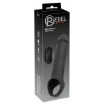 Черная вибронасадка для пениса с хомутом для мошонки и пультом ДУ Remote Controlled Penis Extension Черная вибронасадка для пениса с хомутом для мошонки и пультом ДУ Remote Controlled Penis Extension