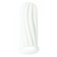 Белый фаллоудлинитель Homme Wide - 11 см. Белый фаллоудлинитель Homme Wide - 11 см.