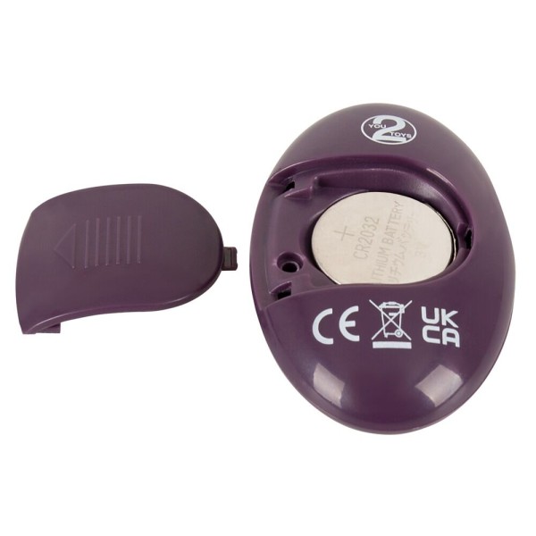 Фиолетовая насадка на член с клиторальным отростком и пультом ДУ RC Couple’s Vibrator 2 Фиолетовая насадка на член с клиторальным отростком и пультом ДУ RC Couple’s Vibrator 2