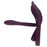 Фиолетовая насадка на член с клиторальным отростком и пультом ДУ RC Couple’s Vibrator 2 Фиолетовая насадка на член с клиторальным отростком и пультом ДУ RC Couple’s Vibrator 2