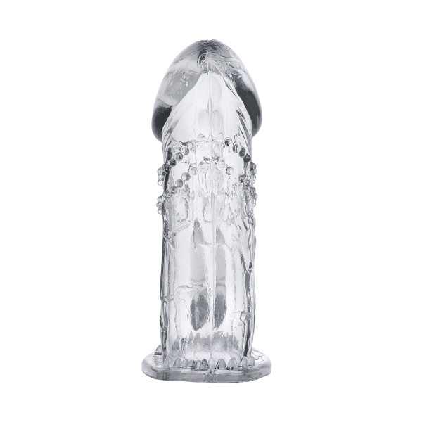 Прозрачная насадка на пенис Uco - 13 см.