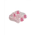 Прозрачная насадка на пенис с цветными шариками