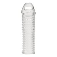 Текстурированная насадка на пенис Clear Textured Penis Enhancing Sleeve Extension - 16,5 см. Текстурированная насадка на пенис Clear Textured Penis Enhancing Sleeve Extension - 16,5 см.