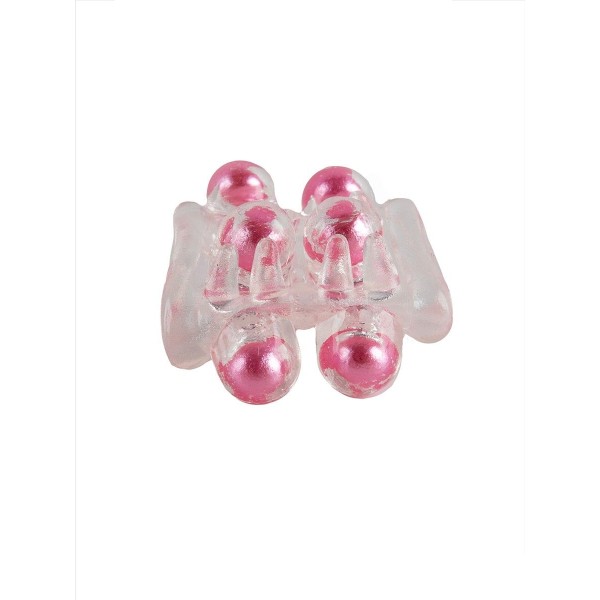 Прозрачная насадка на пенис с цветными шариками