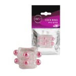 Прозрачная насадка на пенис с цветными шариками