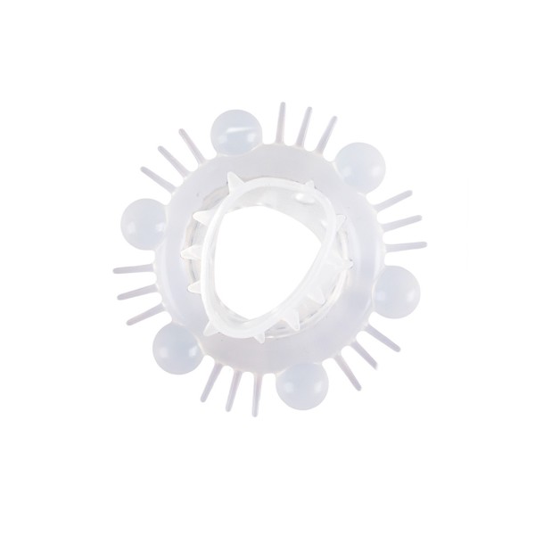 Стимулирующая насадка на пенис с несколькими видами рельефа