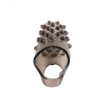 Дымчатая насадка на пенис с выпуклостями - 12 см.