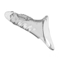 Прозрачная насадка на пенис - 22 см. Прозрачная насадка на пенис - 22 см.