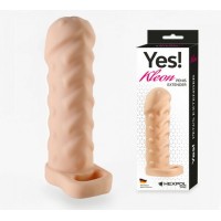 Телесная насадка-удлинитель Kleon - 15 см. Телесная насадка-удлинитель Kleon - 15 см.