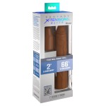 Коричневая насадка на член 2 Silicone X-tension - 20,3 см.