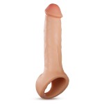 Телесная насадка-удлинитель Thrive 8.75 Inch Realistic Penis Extender Sleeve - 22,2 см.
