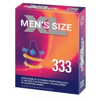 Стимулирующая насадка на пенис MEN SIZE 333 Стимулирующая насадка на пенис MEN SIZE 333