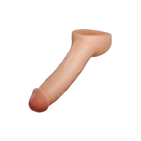 Телесная насадка-удлинитель Thrive 8.75 Inch Realistic Penis Extender Sleeve - 22,2 см.