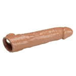Карамельный фаллоудлинитель с подхватом мошонки Silas - 26 см. Карамельный фаллоудлинитель с подхватом мошонки Silas - 26 см.