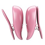 Розовые вибромассажеры для сосков с пультом ДУ Cayley