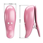 Розовые вибромассажеры для сосков с пультом ДУ Cayley