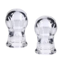 Прозрачные вакуумные зажимы на соски Tweak Nipple Sucker Set Прозрачные вакуумные зажимы на соски Tweak Nipple Sucker Set