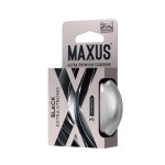 Черные утолщенные презервативы MAXUS Extra Strong с железным кейсом - 3 шт. Черные утолщенные презервативы MAXUS Extra Strong с железным кейсом - 3 шт.