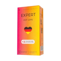 Презервативы EXPERT Hot Love с разогревающим эффектом - 12 шт.(+3 в подарок) Презервативы EXPERT Hot Love с разогревающим эффектом - 12 шт.(+3 в подарок)