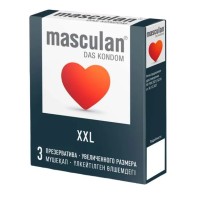 Презервативы увеличенного размера Masculan XXL - 3 шт. Презервативы увеличенного размера Masculan XXL - 3 шт.